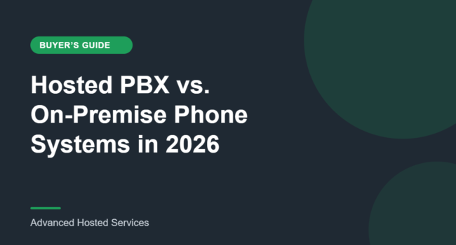 Hosted PBX vs. On-Premise Phone Systems in 2026